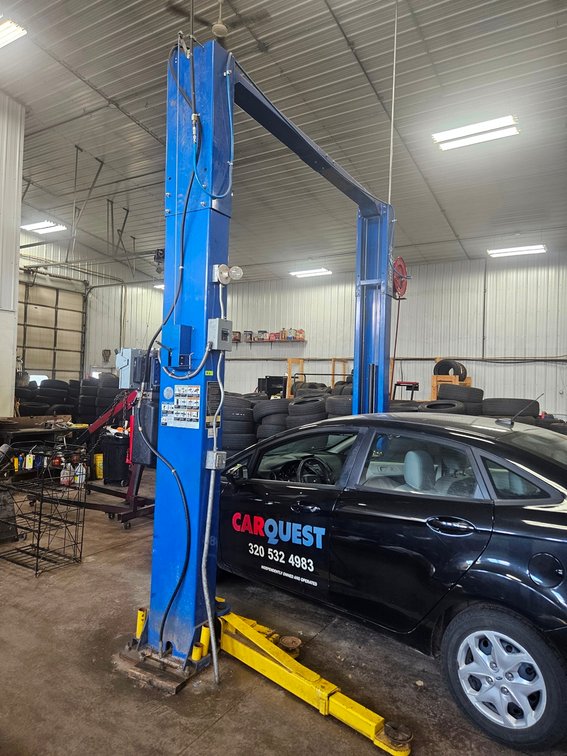 Direct-Lift 10,000 lb. Hoist, Model: PV10PY128LD, 230V, 1PH, with Air Hose and Reel