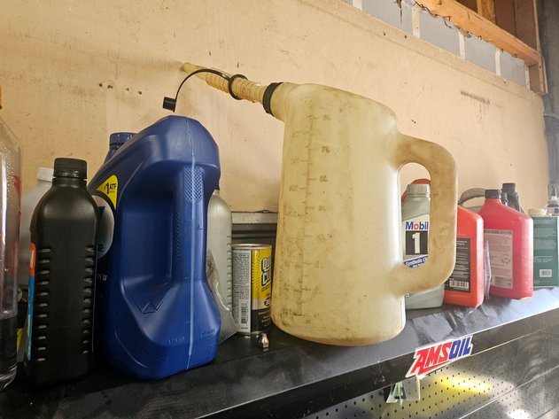 Image for Assorted Fluids on Shelf