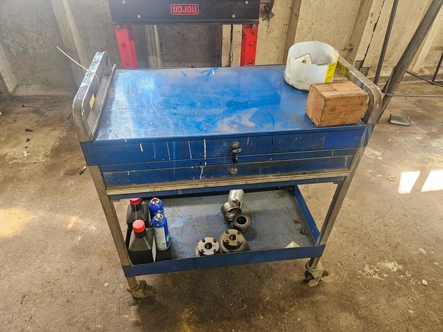 Image for Metal Shop Cart with Contents, 30