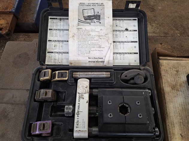 Image for Boston Weatherhead T-745 Portable AC Hose Crimper