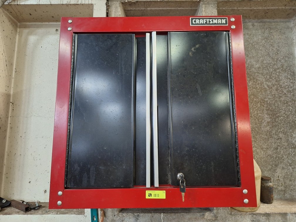 Craftsman Metal Wall Mount Cabinet, 28"x14"x28"