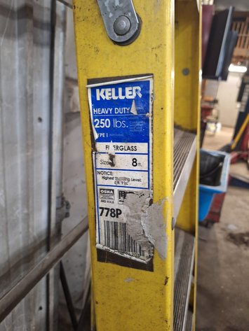 Image for Keller 8' Fiberglass Ladder