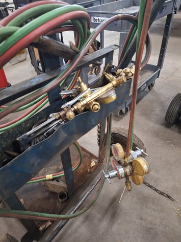 Image for Torch Cart with Hose and Torches