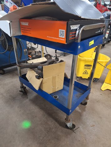 Image for Metal Shop Cart with Contents, 30