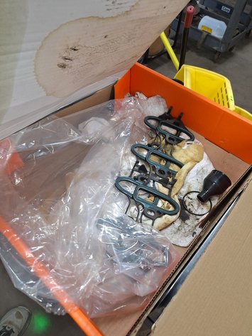 Image for Metal Shop Cart with Contents, 30