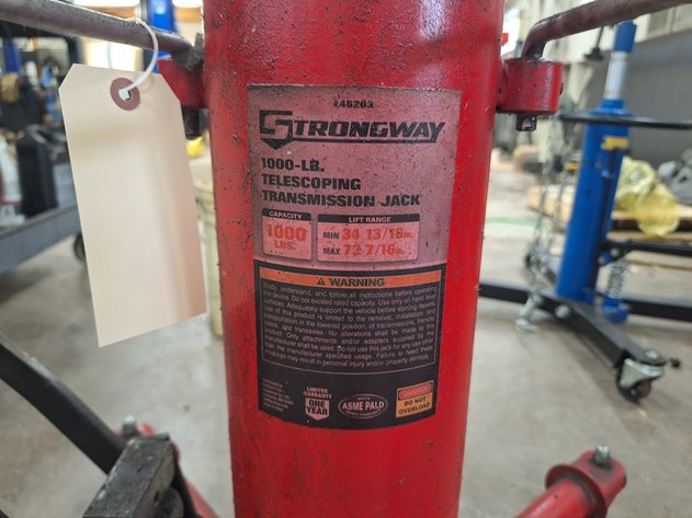 Image for Strongway Telescoping Transmission Jack, 1,000 lb.