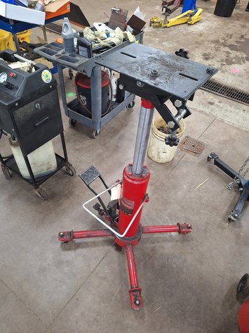 Image for Strongway Telescoping Transmission Jack, 1,000 lb.
