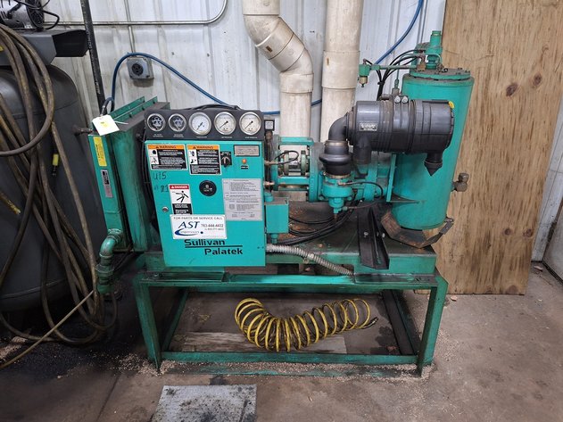 Image for Sullivan Palatek Industrial Air Compressor with Tank, 200V, 3PH
