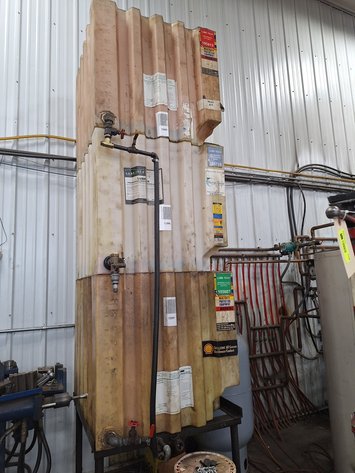 Image for 3 Lube Tech Poly Tanks with Stand