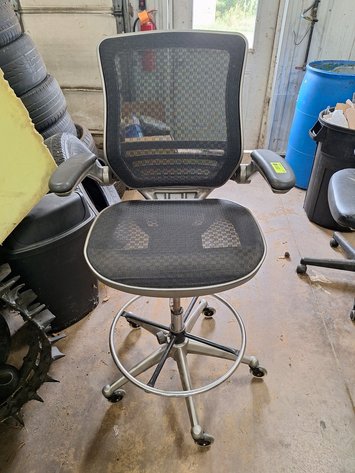 Image for Adjustable Stool on Wheels