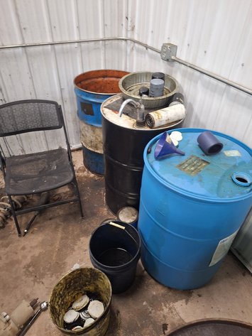 Image for Assorted Metal and Poly Barrels in Area