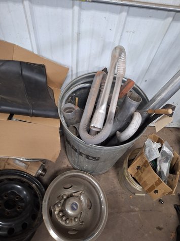 Image for Assorted Wheels and Exhaust Pipes in Area