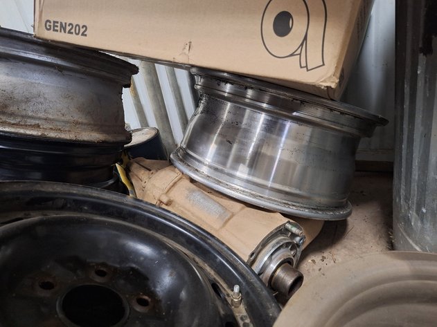 Image for Assorted Wheels and Exhaust Pipes in Area