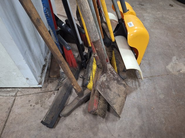 Image for Assorted Shovels, Brooms and More