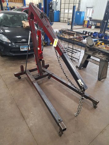 Image for Big Red Hoist on Wheels, 8 Ton Ram