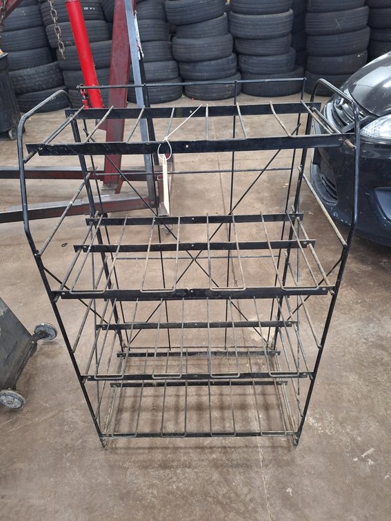 4-Tier Metal Rack, 25"x17"x42"