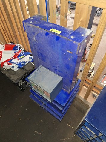 Image for 5 Metal Hardware Drawers and Base