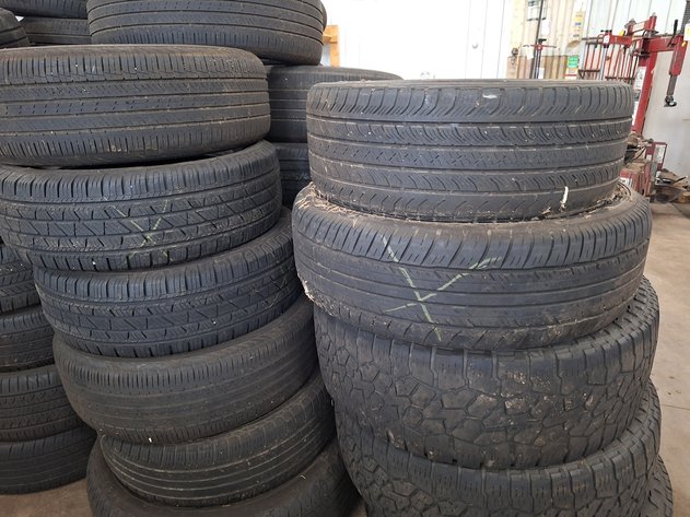 Image for Large Quantity Assorted Used Tires