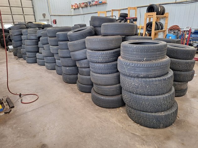 Image for Large Quantity Assorted Used Tires