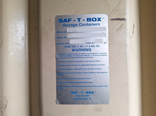 Image for 1999 40' Saf-T-Box, 40'x8'x8', Opens on Both Ends