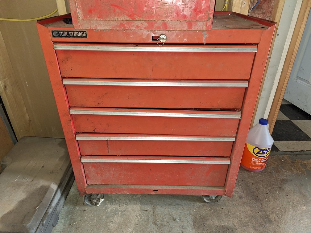 Napa 5-Drawer Tool Chest on Wheels, 27"x17"x33"