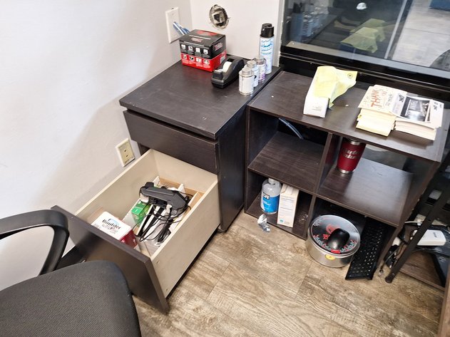 Image for Desk, 2 Cabinets and Office Chair