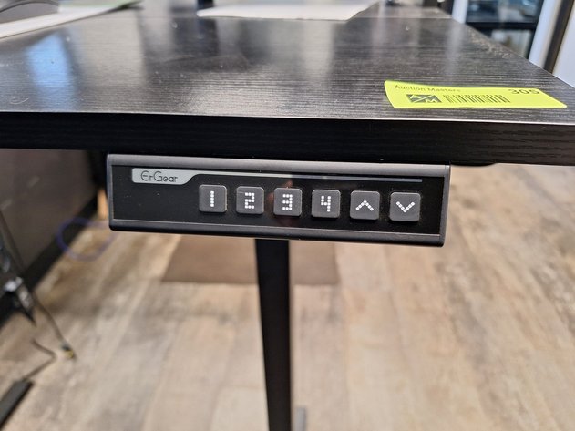 Image for Wood/Metal Sit to Stand Desk, 47