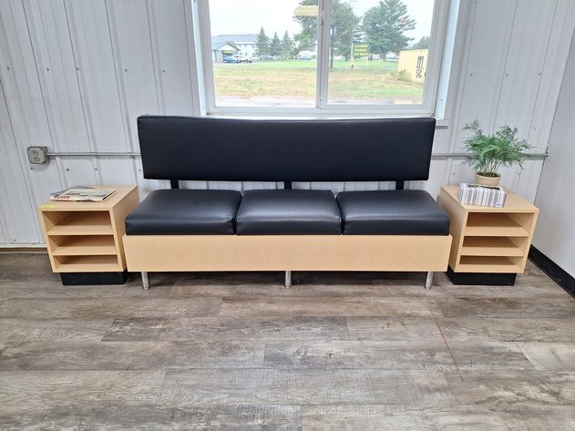Image for 6' Waiting Room Sofa with 2 End Tables