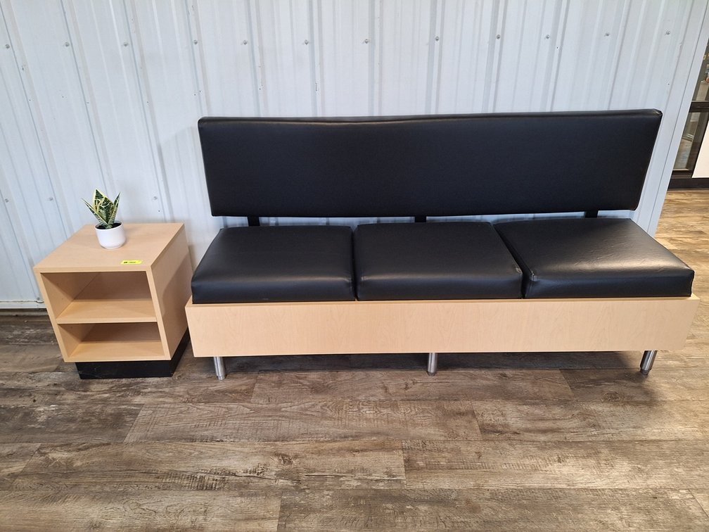 6' Waiting Room Sofa with 1 End Table