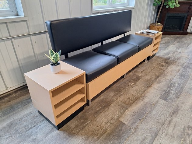 Image for 6' Waiting Room Sofa with 2 End Tables
