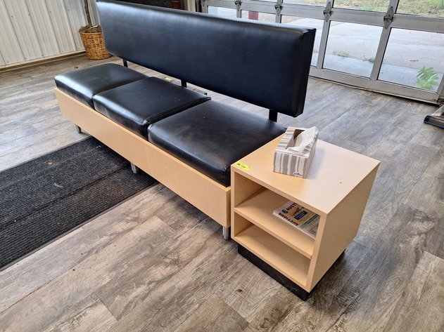 Image for 6' Waiting Room Sofa with 1 End Table