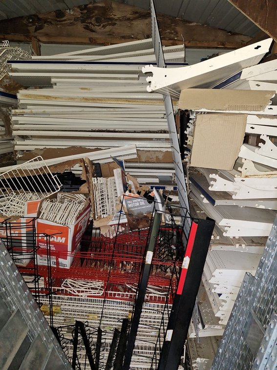 Assorted Lozier Shelving in Shed