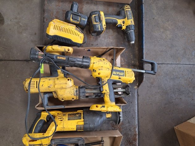 Image for Assorted DeWalt 18V Tools and Related