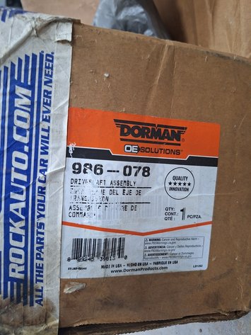 Image for Rock Auto RB 988-078 Part in Box