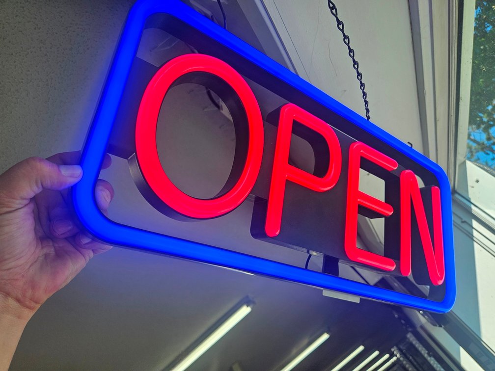LED Open Sign, 21"x9.5"