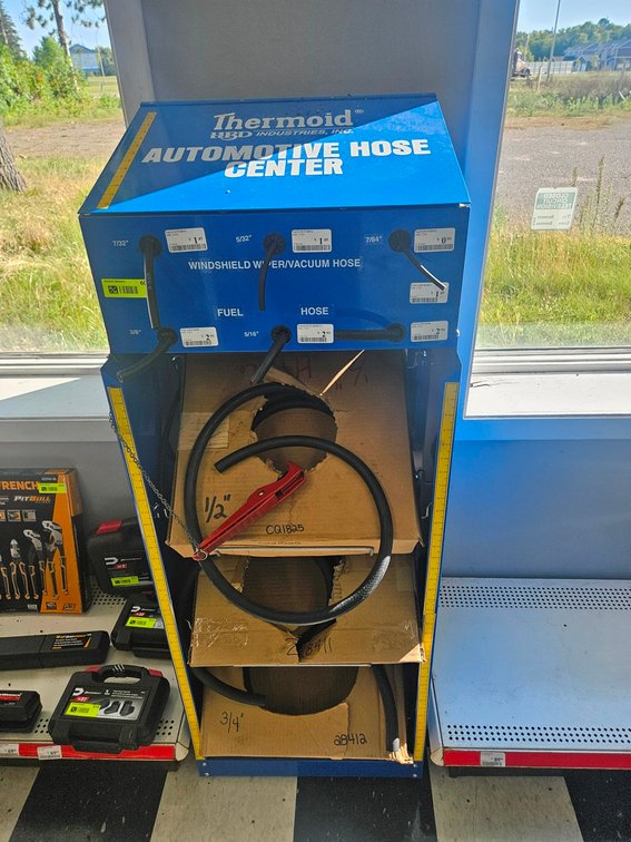 Thermoid Automotive Hose Center, Metal Cabinet with Assorted Hose