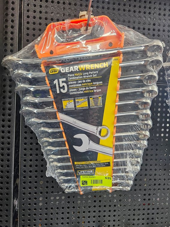 Gear Wrench 15 Pc. Metric Combo Wrench Set