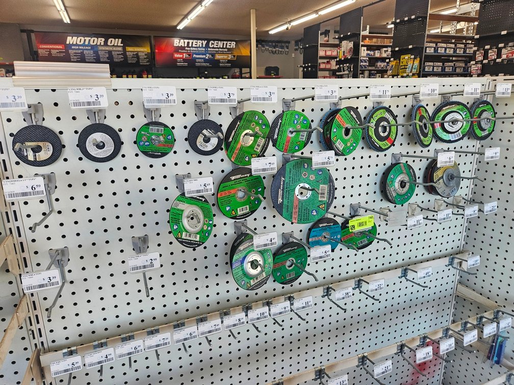 Assorted Cutting Wheels in Section