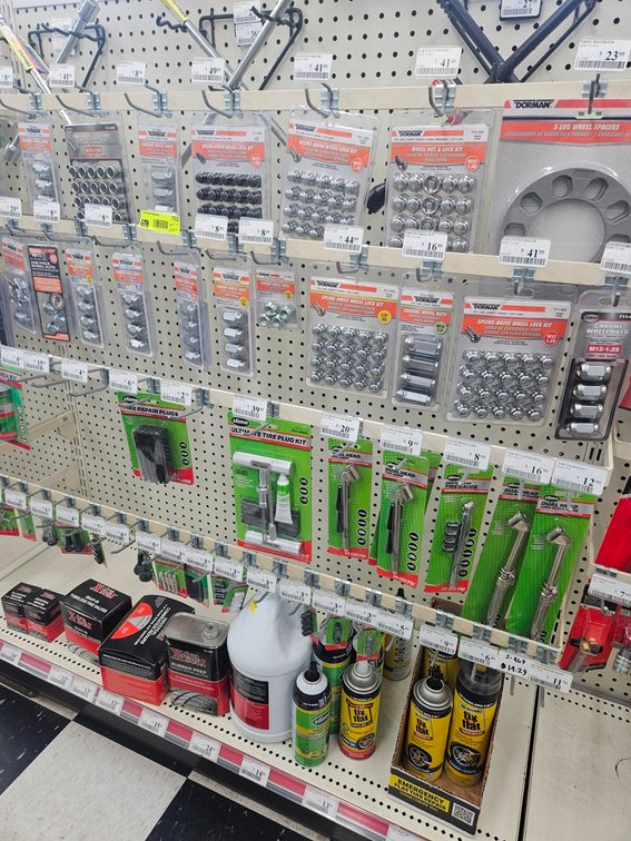 Assorted, Lug Nuts, Lug Wrenches, Tire Repair, More in Section