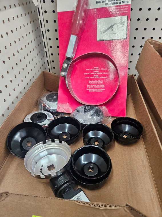 Dwivel Grip Oil Filter Wrench, Assorted Filter Wrenches