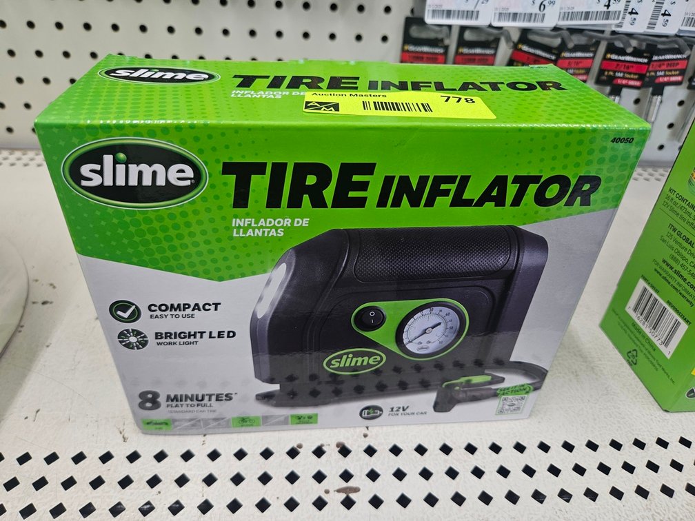 Slime DC-Powered Tire Inflator