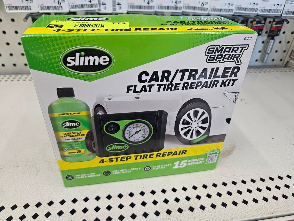 Slime Car/Trailer Flat Tire Repair Kit