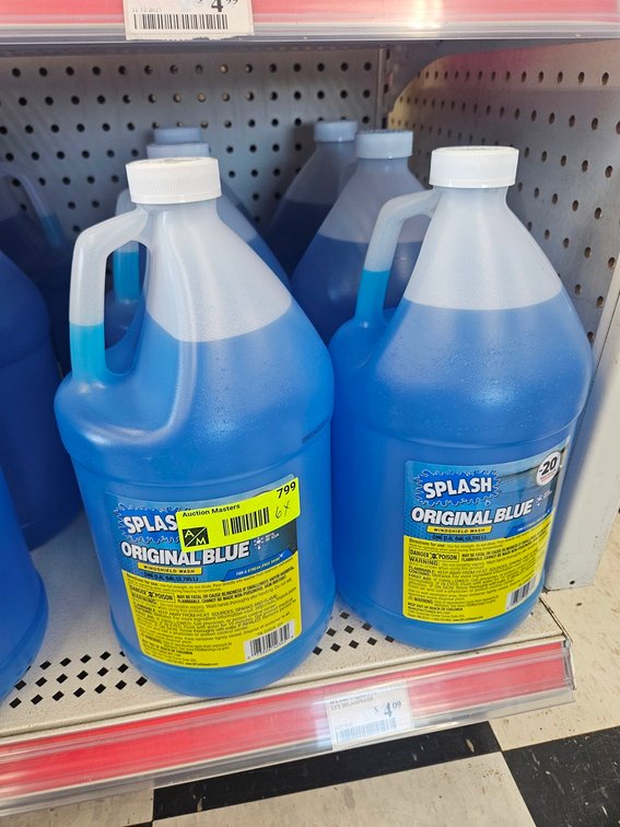6 Jugs Splash Washer Fluid
