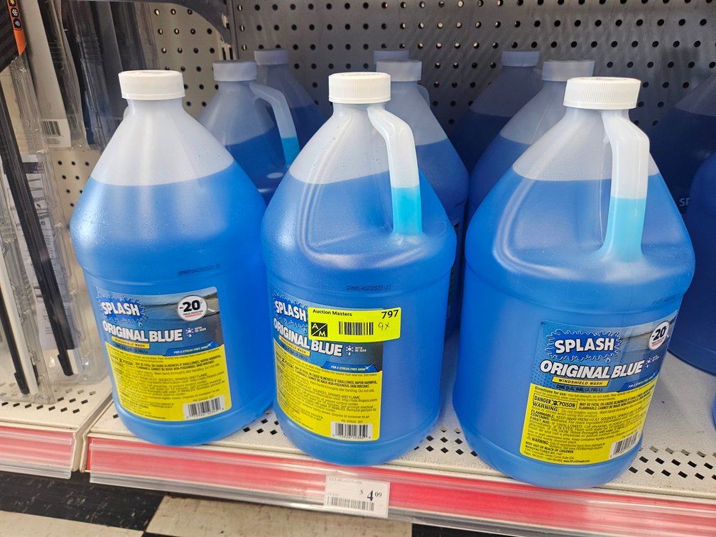 9 Jugs Splash Washer Fluid