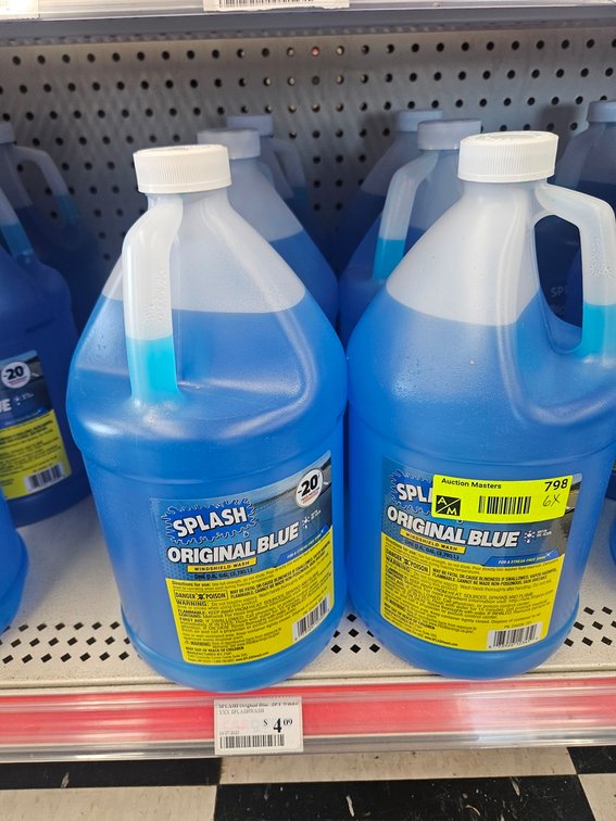 6 Jugs Splash Washer Fluid