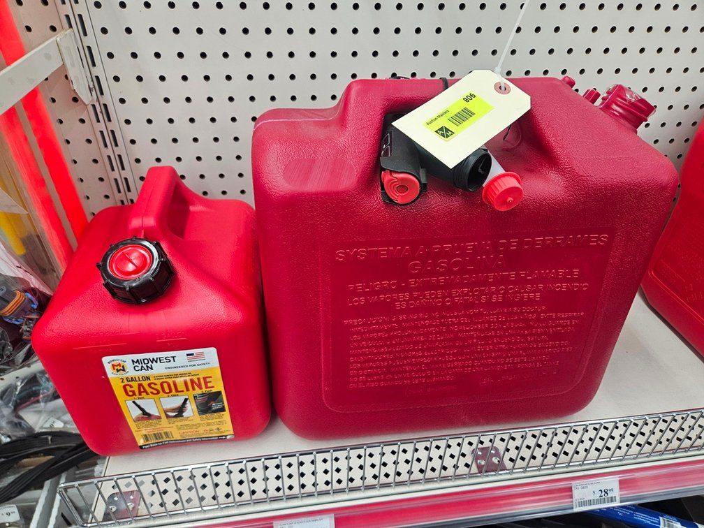 2 Poly Gas Tanks