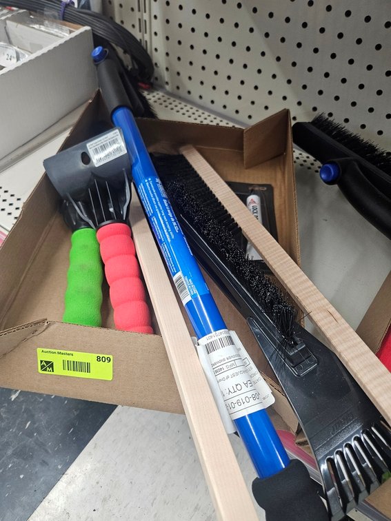6 Assorted Snow Brushes/Scrapers