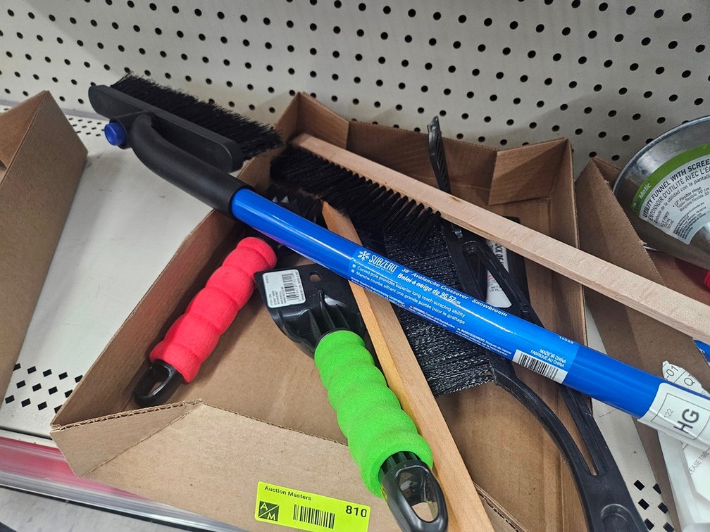 6 Assorted Snow Brushes/Scrapers