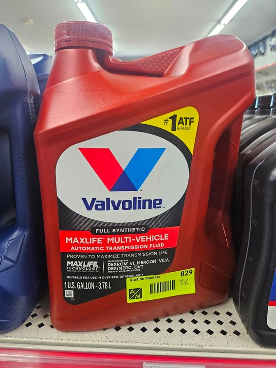 2 Valvoline Full Synthetic Multi Vehicle ATF Gallon Jugs