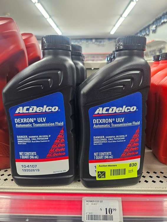 10 AC Delco Dexron ULV ATF Quarts
